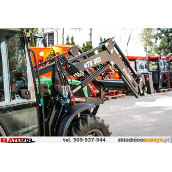 ŁADOWACZ TUR DEUTZ FAHR EURO-RAMKA  METAL-TECHNIK JOYSICK, SAMOPOZIOMOWANIE 