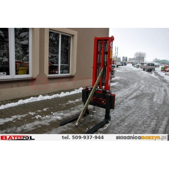 Ładowacz hydrauliczny widłowy na tył ciągnika PHW 240/T przesuw hydrauliczny 