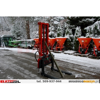 Ładowacz hydrauliczny widłowy na tył ciągnika PHW 240/T przesuw hydrauliczny 