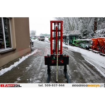 Ładowacz hydrauliczny widłowy na tył ciągnika PHW 240/T przesuw hydrauliczny 