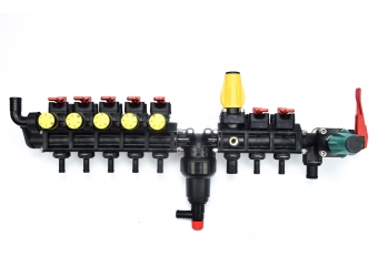Rozdzielacz stało ciśnieniowy opryskiwacza 5 sekcji + 2 zwykłe +zawór proporcionalny GEOLINE