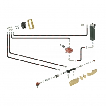 Wspomaganie do ciągnika ZETOR 5211-7211 KPL. poprzecze, siłownik dwustronny